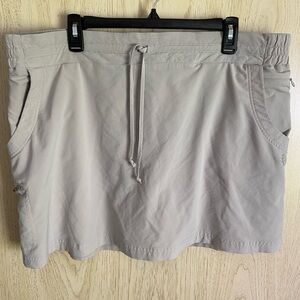 Coolibar Women's Mendocino Travel Skort UPF 50+ Performance Size XLARGE Khaki
